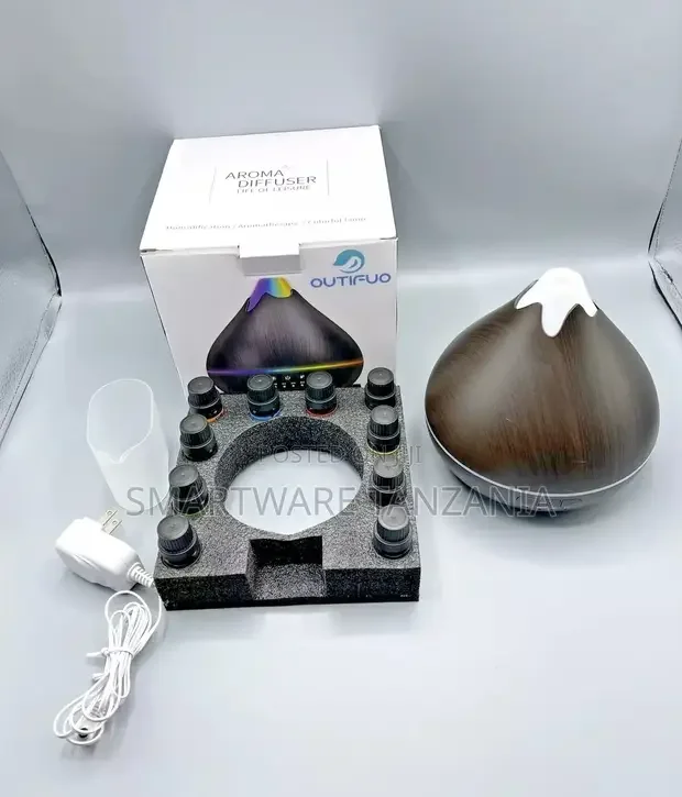 Wood Fragrance Pointed Mouth Humidifier With Colorful LED - Buy in Dar es Salaam, Tanzania | Smartware