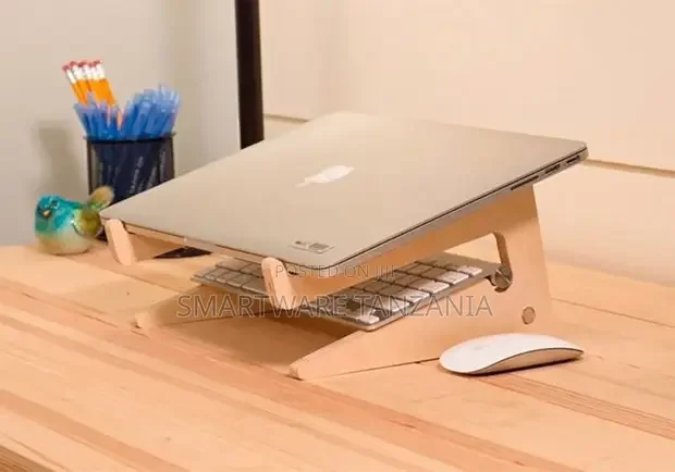 Ergonomic Wooden Laptop Stand - Buy in Dar es Salaam, Tanzania | Smartware