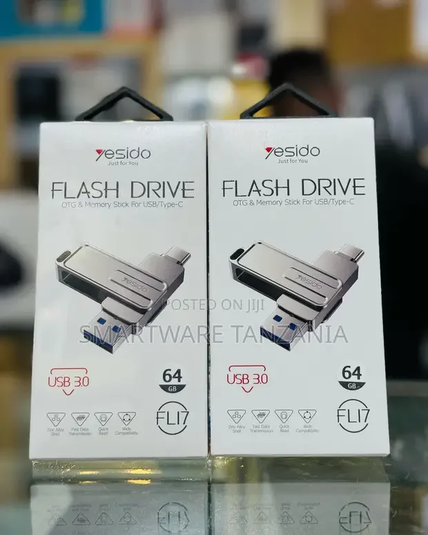 Yesido 64GB USB 3.0 Flash Drive OTG Type-C - Buy in Dar es Salaam, Tanzania | Smartware