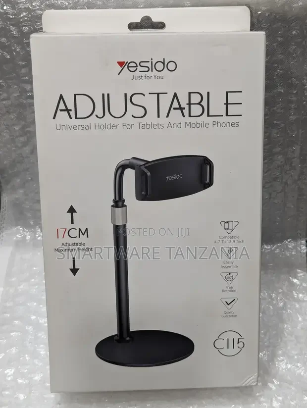 Yesido C115 Adjustable Phone Tablet Stand Holder 360 Rotation - Buy in Dar es Salaam, Tanzania | Smartware