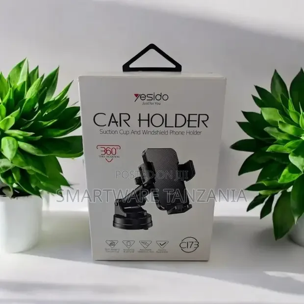 Yesido C173 Car Phone Holder Suction Cup 360° Rotation - Buy in Dar es Salaam, Tanzania | Smartware