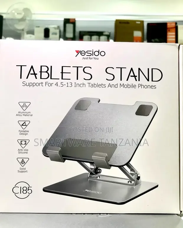 Yesido C185 Aluminum Alloy Foldable Tablet Stand - Buy in Dar es Salaam, Tanzania | Smartware