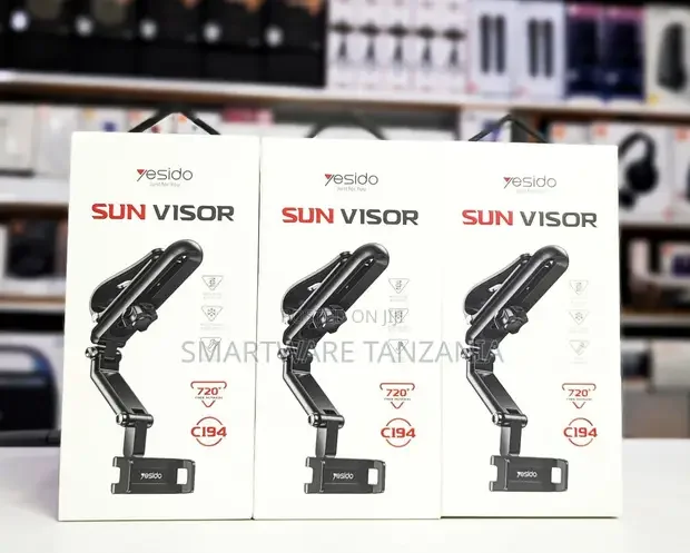 Yesido C194 Sun Visor Car Phone Holder - Buy in Dar es Salaam, Tanzania | Smartware