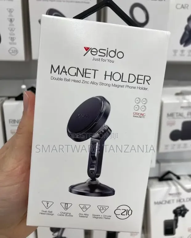 Yesido C210 Dual Ball Head Magnetic Car Phone Mount - Buy in Dar es Salaam, Tanzania | Smartware