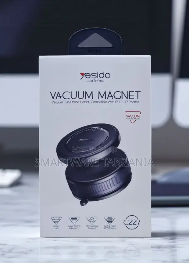Yesido C227 Vacuum Magnet Phone Holder for iPhone 12 to 18