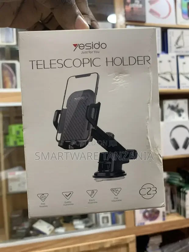 Yesido C23 Telescopic Car Phone Holder - Buy in Dar es Salaam, Tanzania | Smartware