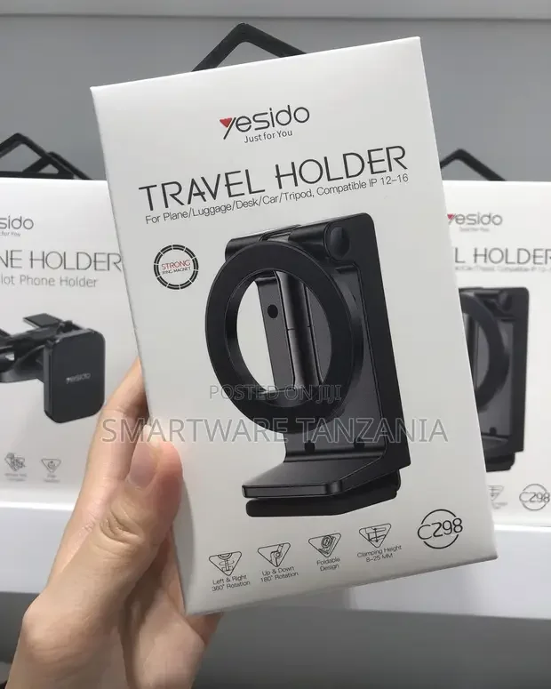 Yesido C298 Magnetic Travel Phone Holder - Buy in Dar es Salaam, Tanzania | Smartware