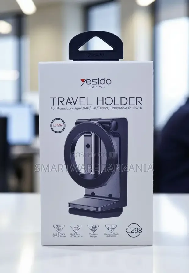 Yesido C298 Travel Holder for iPhone 12-16 - Buy in Dar es Salaam, Tanzania | Smartware