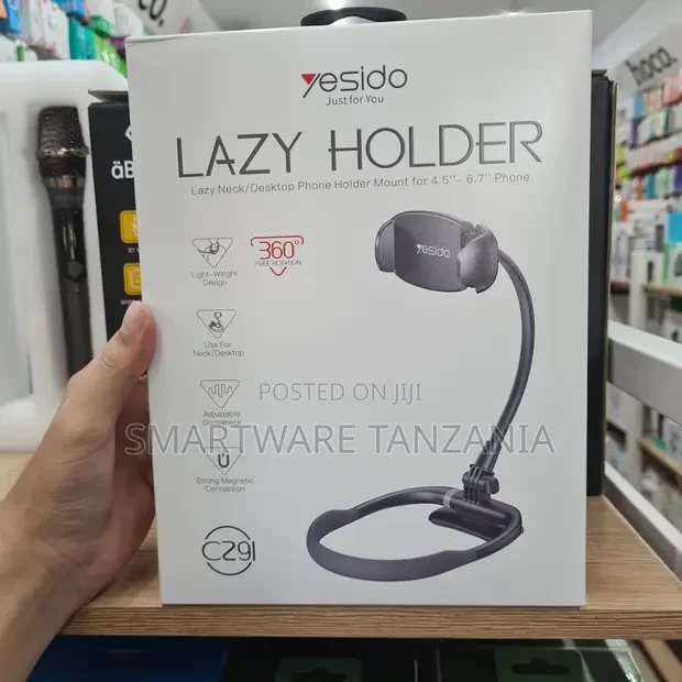 Yesido C29 Lazy Holder Neck Desktop Phone Mount 360 Gooseneck - Buy in Dar es Salaam, Tanzania | Smartware