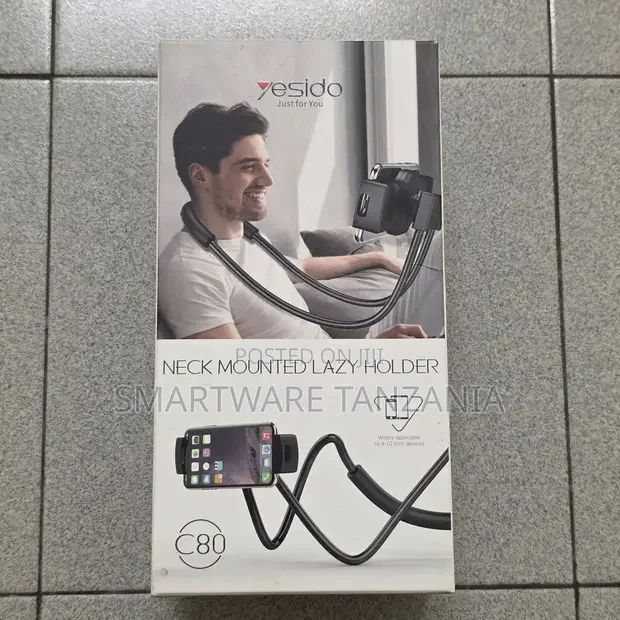 Yesido C80 Neck Mounted Lazy Phone Holder - Buy in Dar es Salaam, Tanzania | Smartware