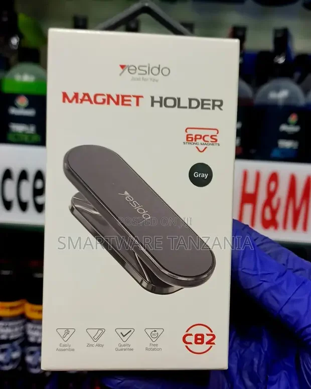 Yesido C82 Magnetic Phone Holder Zinc Alloy - Buy in Dar es Salaam, Tanzania | Smartware