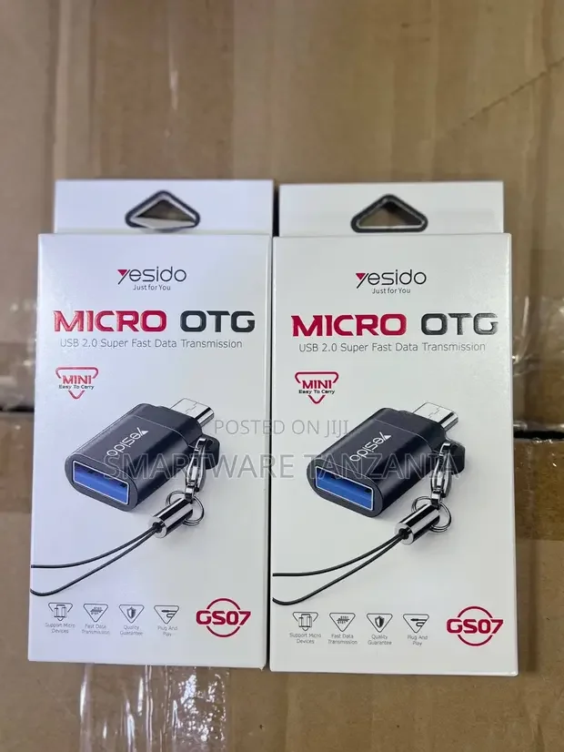 Yesido GS07 Micro USB OTG Adapter - Buy in Dar es Salaam, Tanzania | Smartware