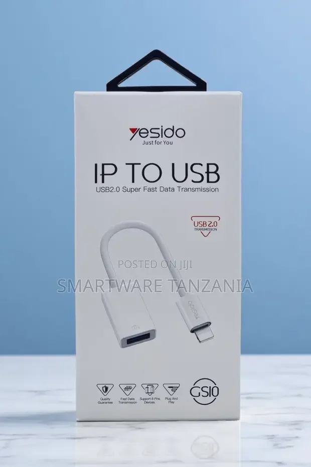 Yesido GS10 Lightning to USB-A OTG Cable - Buy in Dar es Salaam, Tanzania | Smartware