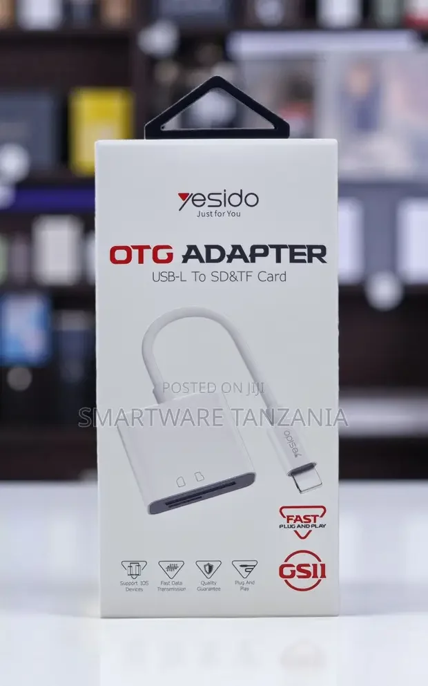 Yesido GS11 Lightning to SD TF Card Reader - Buy in Dar es Salaam, Tanzania | Smartware