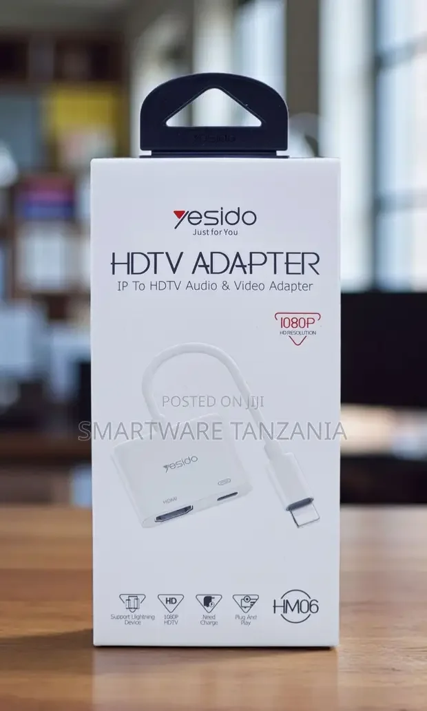 Yesido HM06 Lightning to HDMI Adapter 1080P - Buy in Dar es Salaam, Tanzania | Smartware