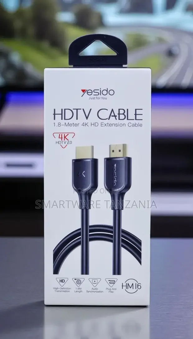 Yesido HM16 HDMI Cable 1.8m - Buy in Dar es Salaam, Tanzania | Smartware