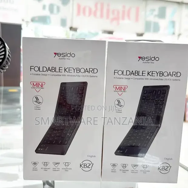 Yesido KB27 Mini Foldable Bluetooth Keyboard - Buy in Dar es Salaam, Tanzania | Smartware