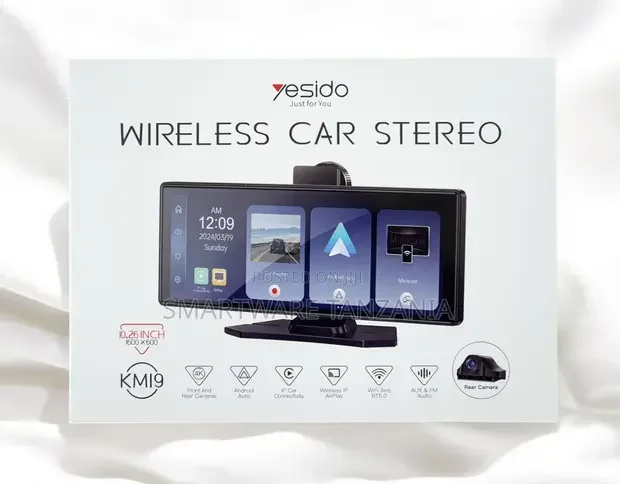 Yesido Kmi9 10.26 Inch Wireless Car Stereo Dual Camera - Buy in Dar es Salaam, Tanzania | Smartware