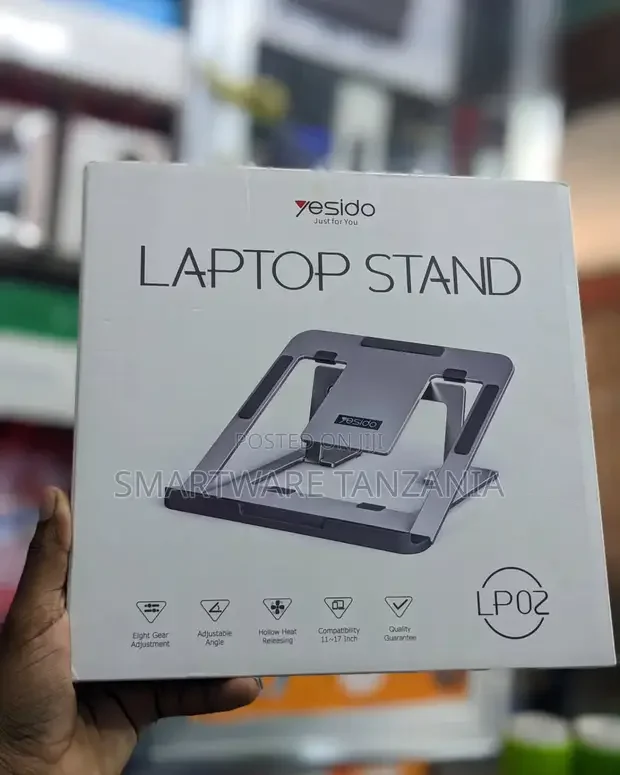 Yesido LP02 Laptop Stand Ergonomic, Adjustable - Buy in Dar es Salaam, Tanzania | Smartware
