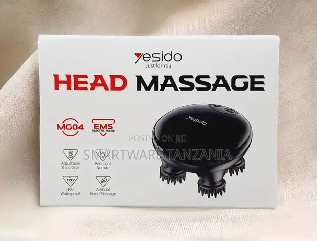 Yesido Mg04 - IPX7 Waterproof Electric Pulse Head Massager - Buy in Dar es Salaam, Tanzania | Smartware