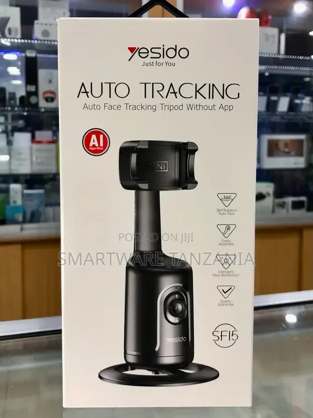 Yesido SF15 AI Auto Face Tracking Tripod - Buy in Dar es Salaam, Tanzania | Smartware