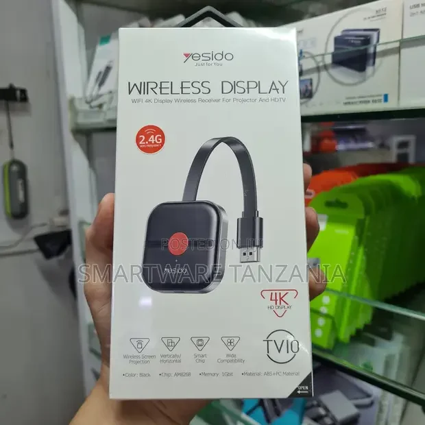 Yesido TV10 Wireless Display Dongle HDMI WiFi - Buy in Dar es Salaam, Tanzania | Smartware
