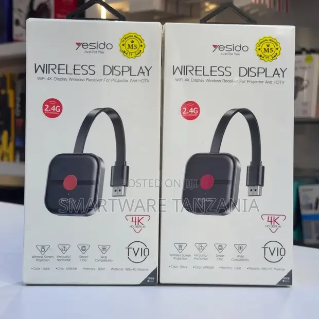 Yesido TV10 Wireless Display Receiver for HD Streaming - Buy in Dar es Salaam, Tanzania | Smartware