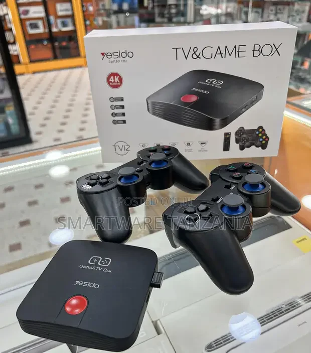 Yesido TV12 Smart TV Gaming Box with Dual Controllers - Buy in Dar es Salaam, Tanzania | Smartware