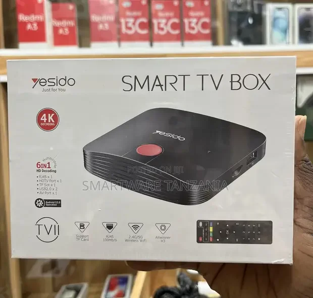 Yesido TVII Smart TV Box Android 12 - Buy in Dar es Salaam, Tanzania | Smartware