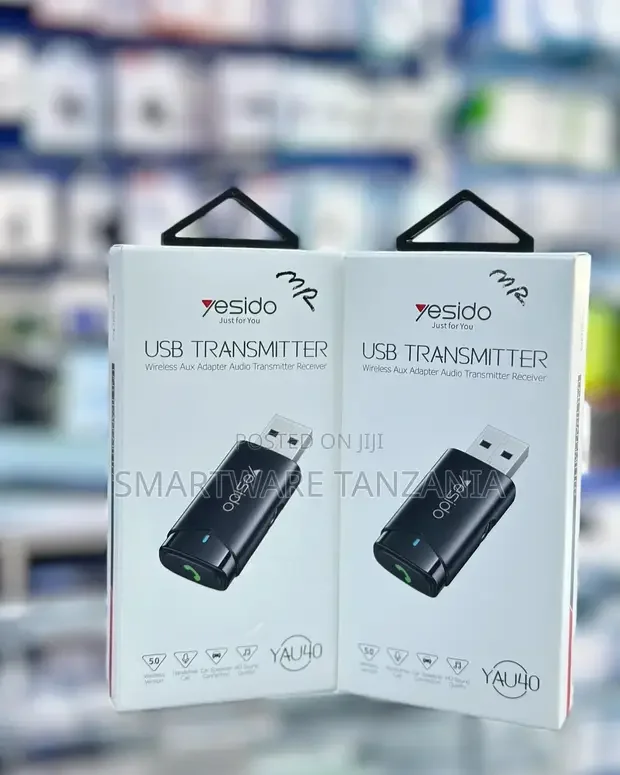 Yesido USB Transmitter Wireless Aux Adapter Audio Receiver - Buy in Dar es Salaam, Tanzania | Smartware