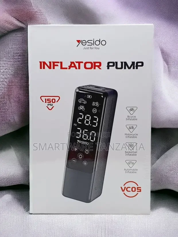Yesido VC05 150PSI Wireless Inflator Pump - Buy in Dar es Salaam, Tanzania | Smartware