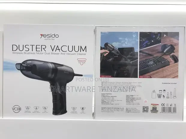Yesido VC08 Wireless 2-in-1 Dust Blower And Vacuum Cleaner - Buy in Dar es Salaam, Tanzania | Smartware