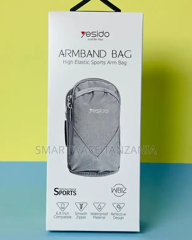 Yesido WB12 High Elastic Sports Armband Bag for 6.8 Inch Phones - Buy in Dar es Salaam, Tanzania | Smartware