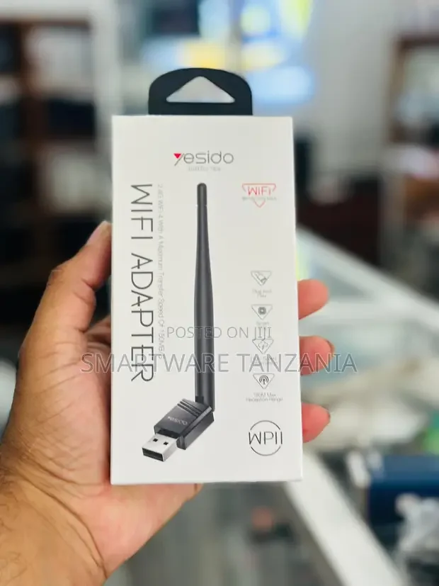Yesido Wifi Adapter USB Wireless Network Dongle - Buy in Dar es Salaam, Tanzania | Smartware