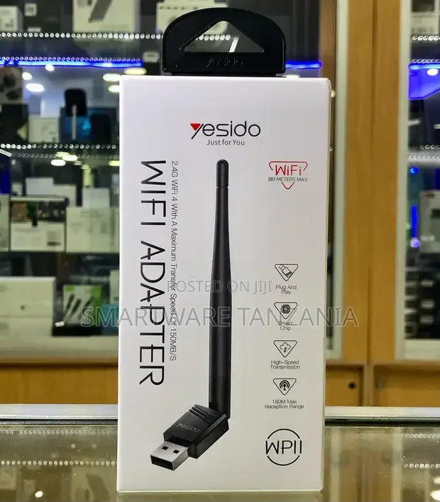 Yesido Wp11 2.4g Wifi Usb Adapter 150mbps 180m Range