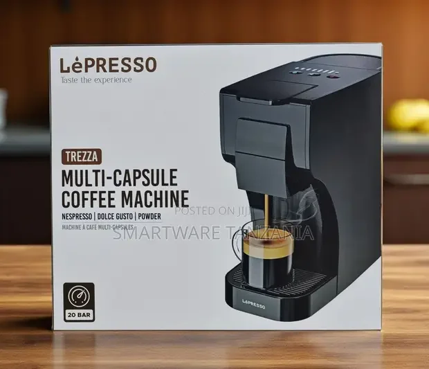 LePresso Crema Pro: All-in-One Capsule Coffee Machine - Buy in Dar es Salaam, Tanzania | Smartware