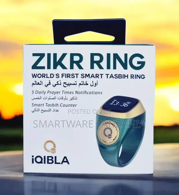 Zikr Ring Smart Tasbih Ring With Prayer Times Counter - Buy in Dar es Salaam, Tanzania | Smartware